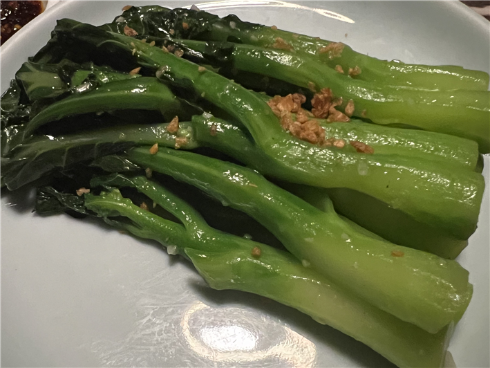 gai lan with garlic